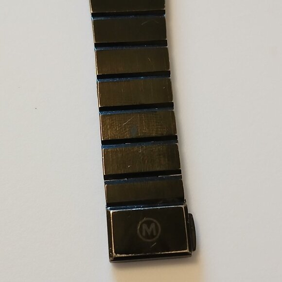 Movado Women's Black Tank Swiss Quartz Watch Water Resistant 84.C1.310.2A - Picture 8 of 16